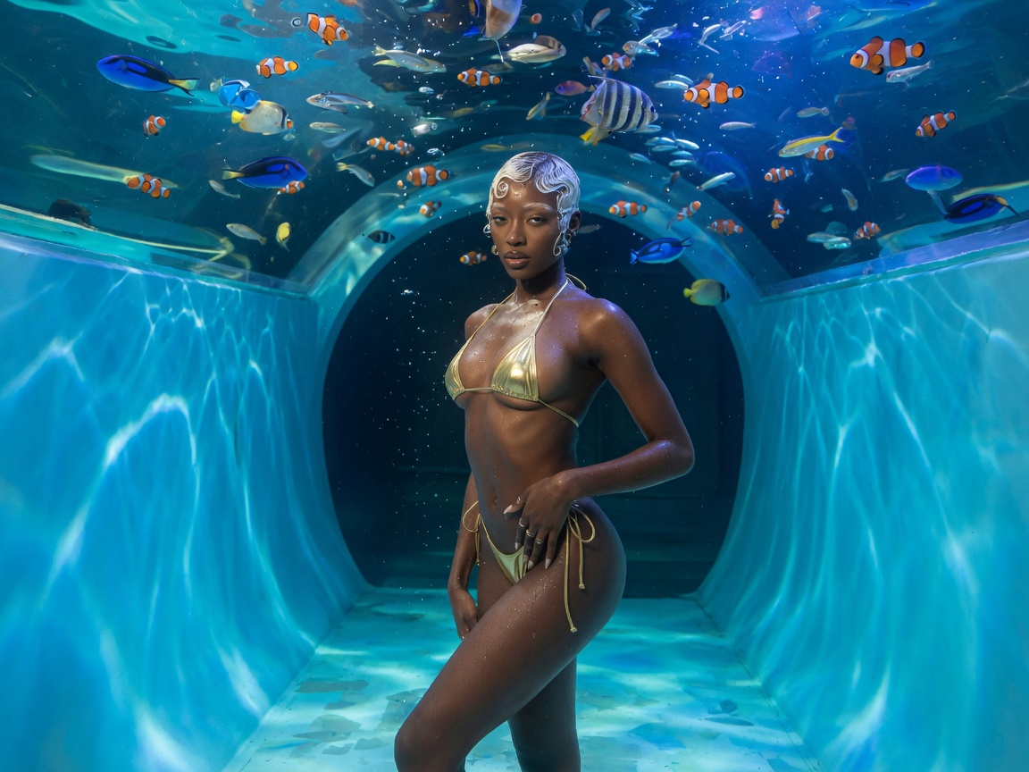 Wet VR editorial image